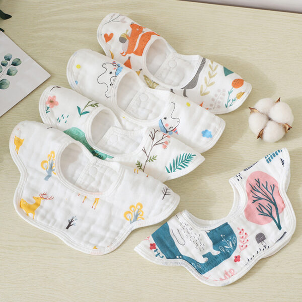 100% Cotton Baby Bibs Burp Cloth Baby Clothing Wholesale-1