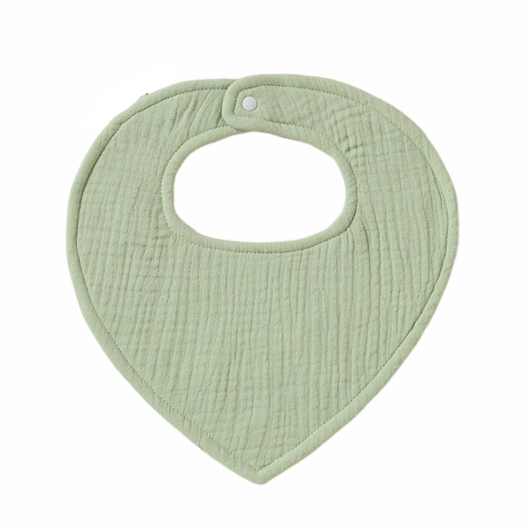 100% Cotton Super Absorbent Baby Muslin Bibs For Drooling-4