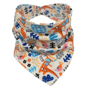 100% Cotton Triangle Scarf Drooling Children Soft Baby bibs-1