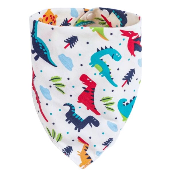 100% Cotton Triangle Scarf Drooling Children Soft Baby bibs-2