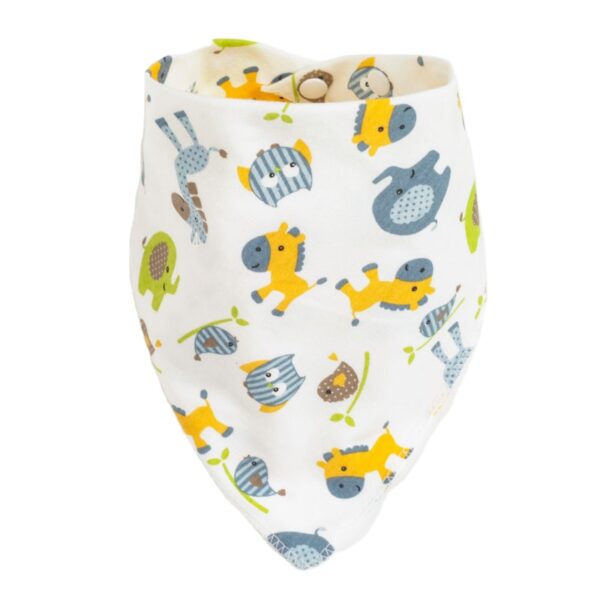 100% Cotton Triangle Scarf Drooling Children Soft Baby bibs-4