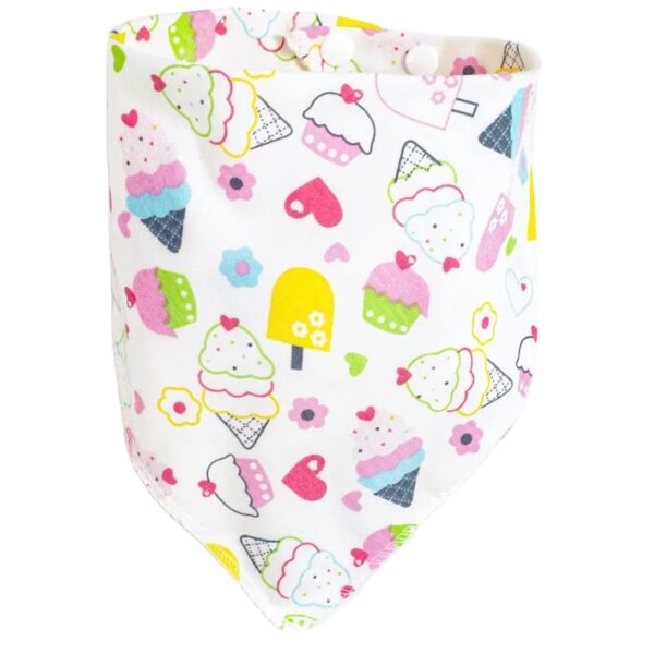 100% Cotton Triangle Scarf Drooling Children Soft Baby bibs-5