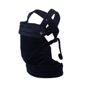 2024 Soft Ergonomic Velvet Dark Blue Baby Strap Backpack-1