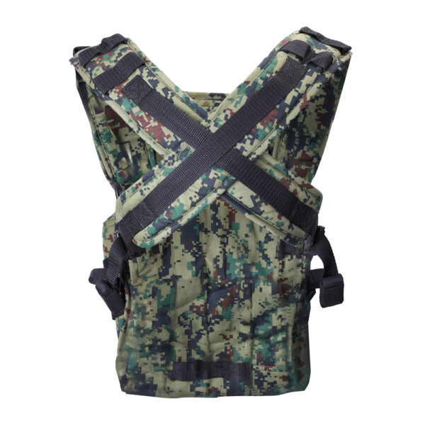 Camouflage multifunction Ergonomic Cotton Linen Baby Carrier-2