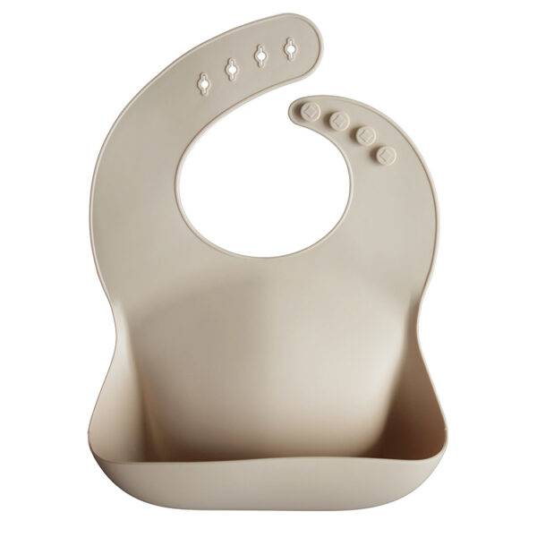 Custom Food Grade Soft Waterproof Silicone Baby Feeding Bib-3