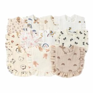 Handkerchief Newborn Saliva Feeding Cotton Cartoon Bandana-1