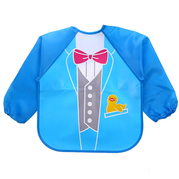 Long Sleeve Waterproof Feeding Baby Bib Cartoon Clothing-1