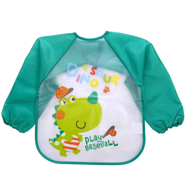 Long Sleeve Waterproof Feeding Baby Bib Cartoon Clothing-3