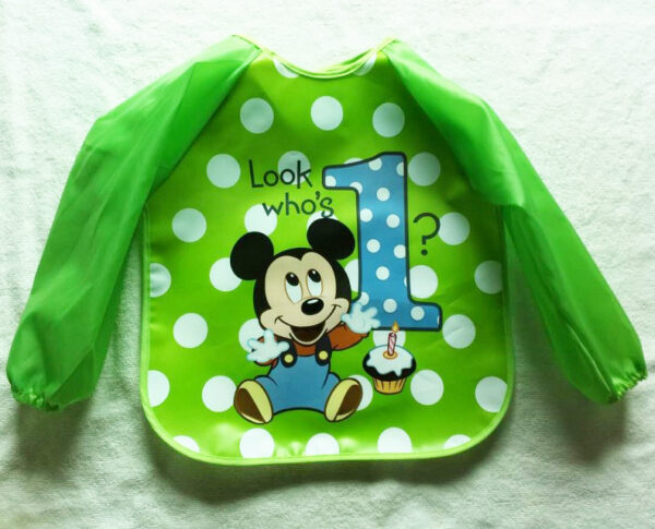 Long Sleeve Waterproof Feeding Baby Bib Cartoon Clothing-5