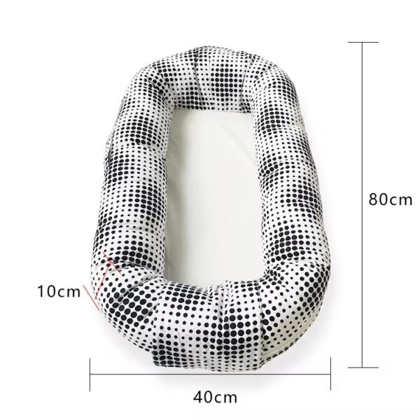 Modern organic newborn 100% cotton baby nest lounger-2