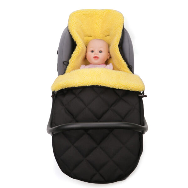 Premium Warm Merino Wool Stroller Baby Sleeping Bag Footmuff-6