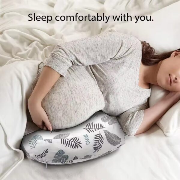 Sleep Pillow for Pregnant Women Supports Back Legs-3