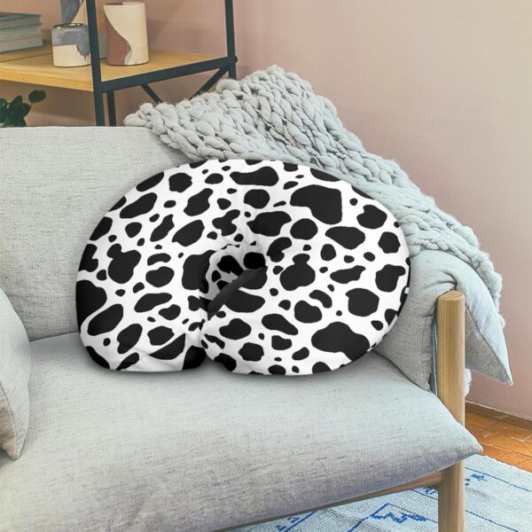 Soft Stretch Black and White Cow Print Nursing Pillowcase-5