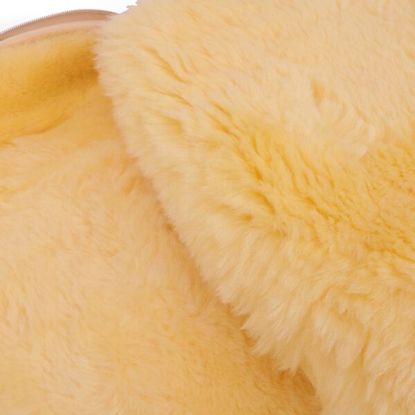 Warm sheepskin new born wool sleeping bag stroller footmuff-5