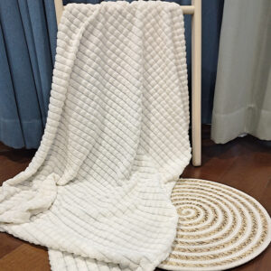 Wool Woven Wholesale Custom Baby Blanket For Newborn-1